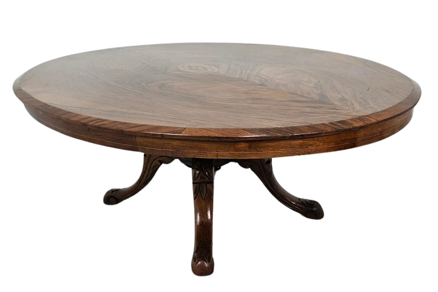 1900s Oval Coffee Table
