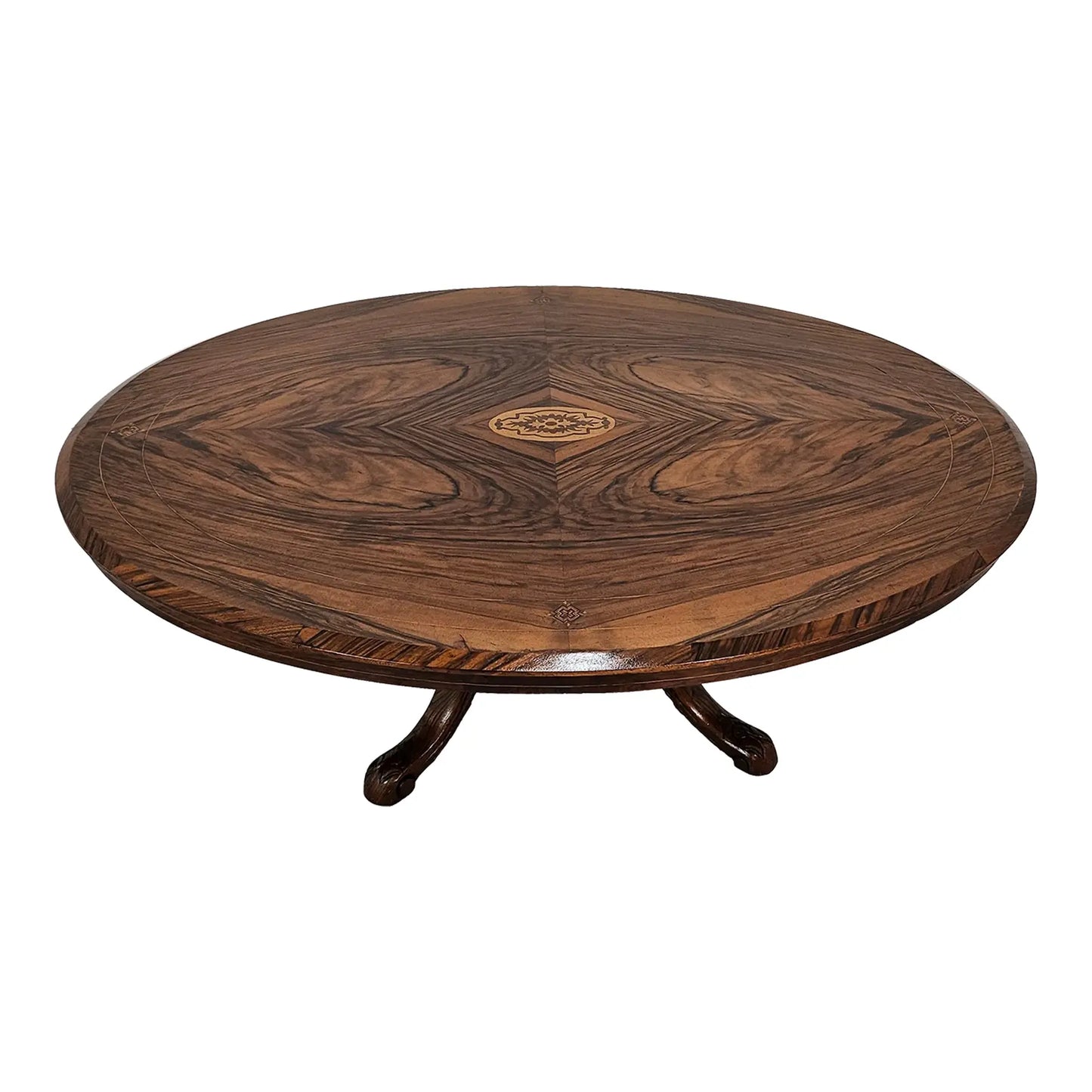 1900s Oval Coffee Table