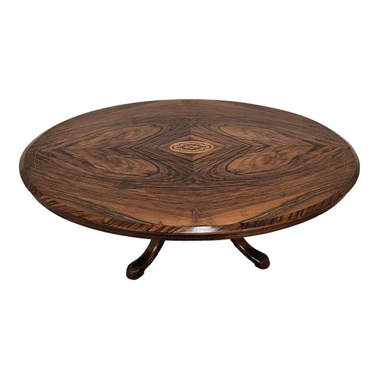 1900s Oval Coffee Table