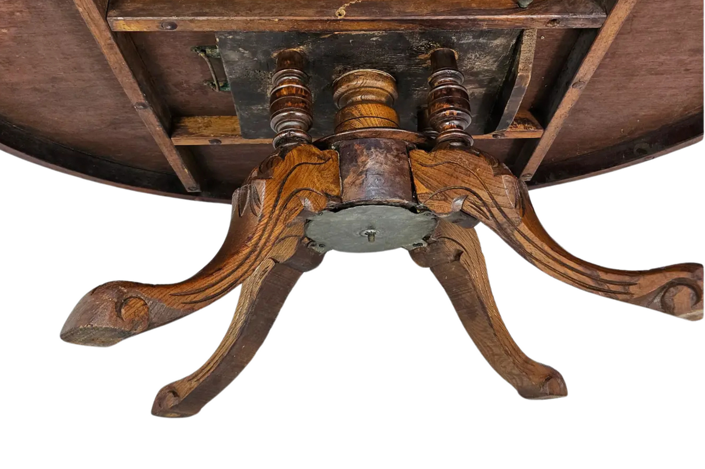 1900s Oval Coffee Table