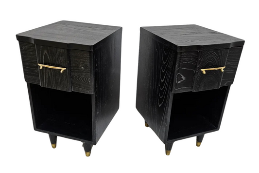 1940s Cerused Night Stands - Pair