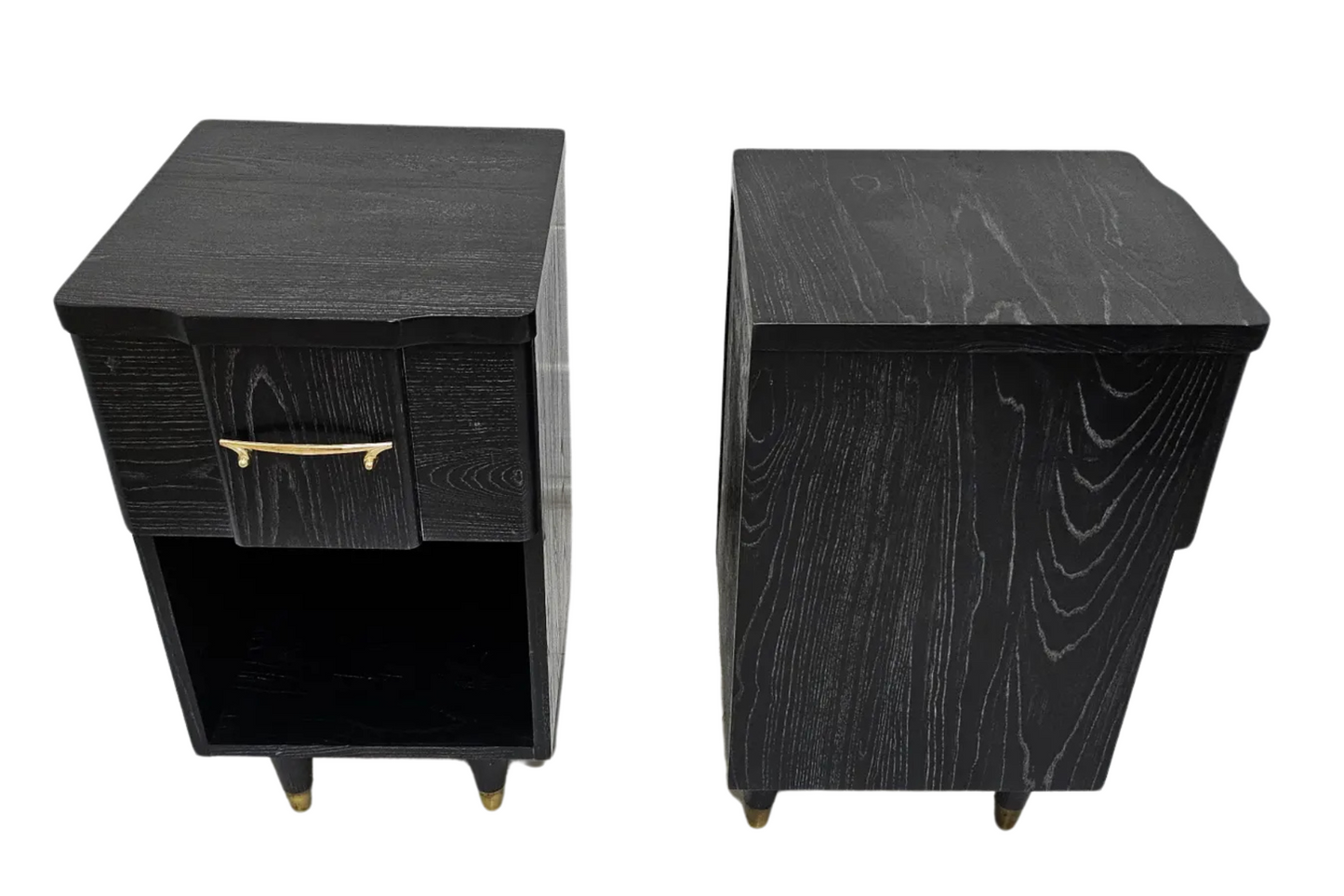 1940s Cerused Night Stands - Pair