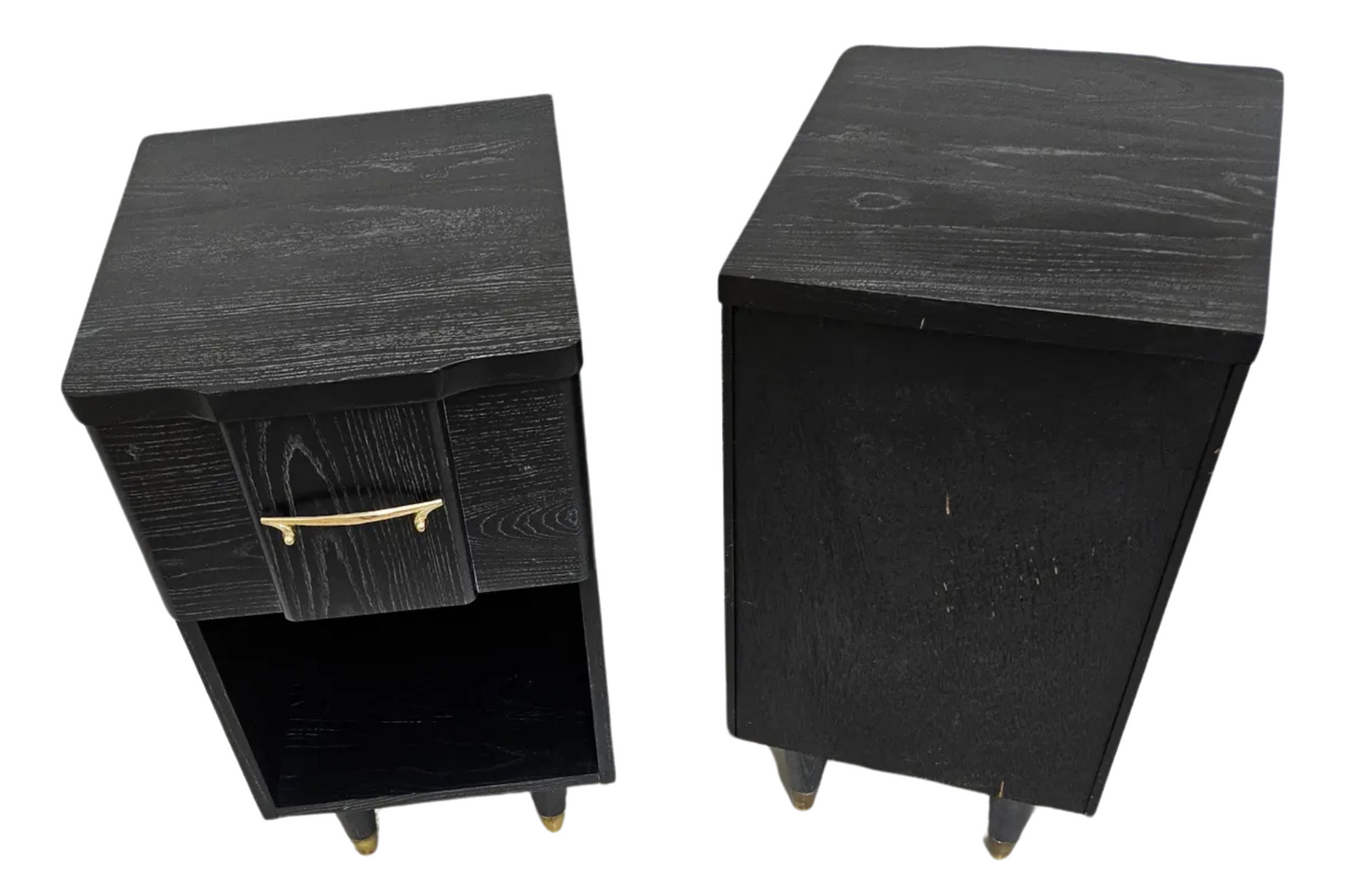 1940s Cerused Night Stands - Pair