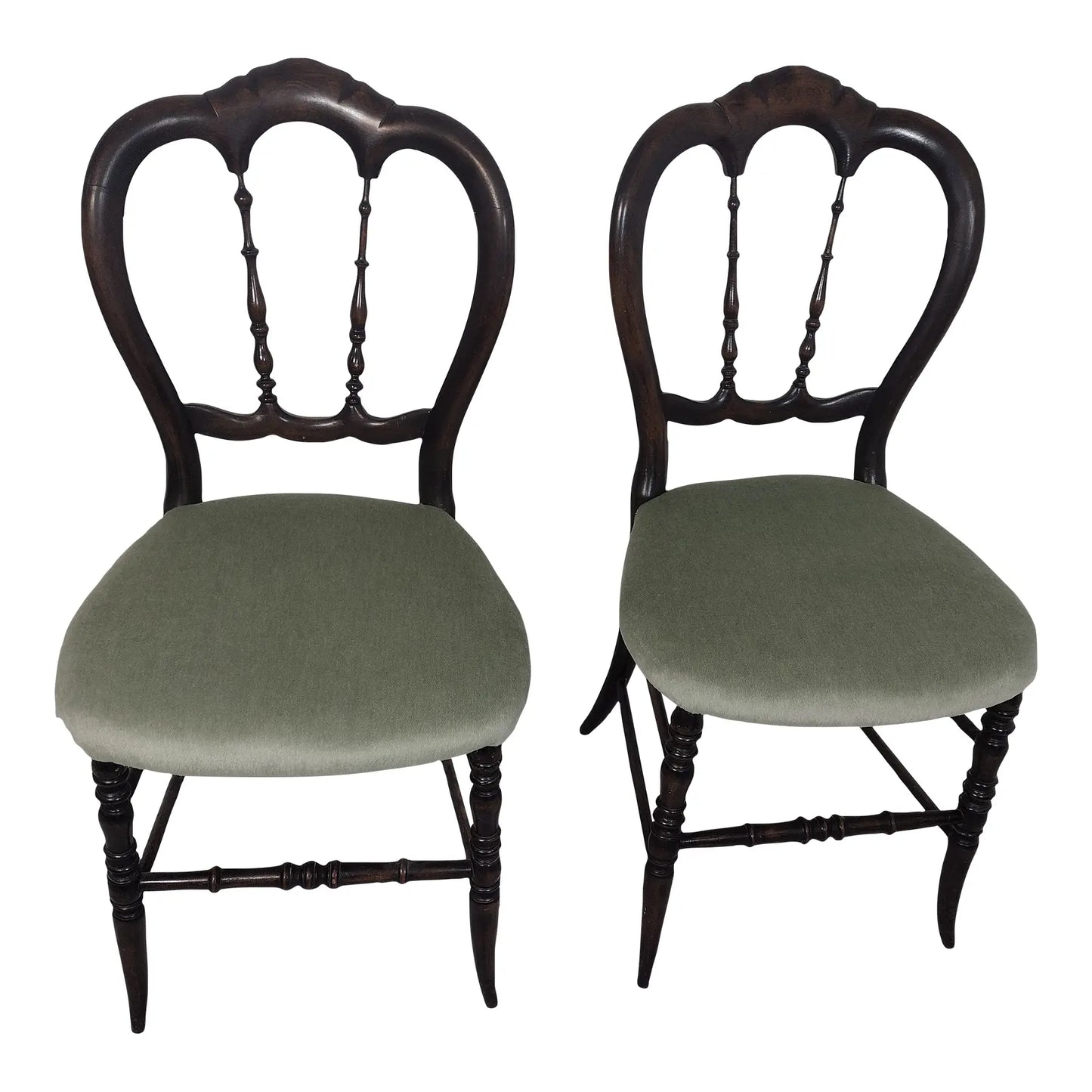1940s French Accent Chairs - Set of 2