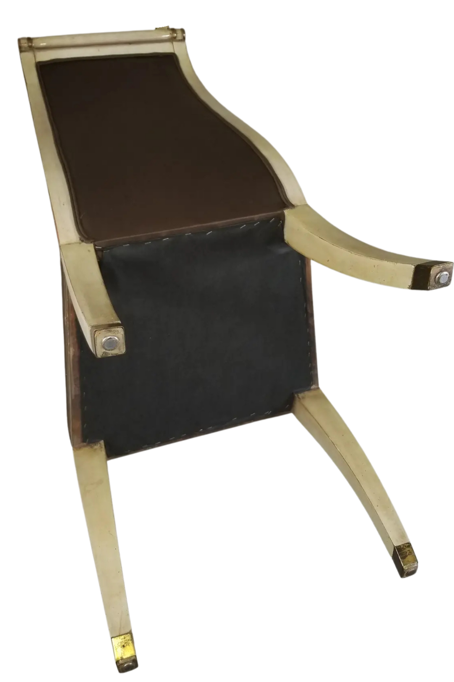 1940s Vintage Hollywood Regency Dining Chairs- 6 Pieces