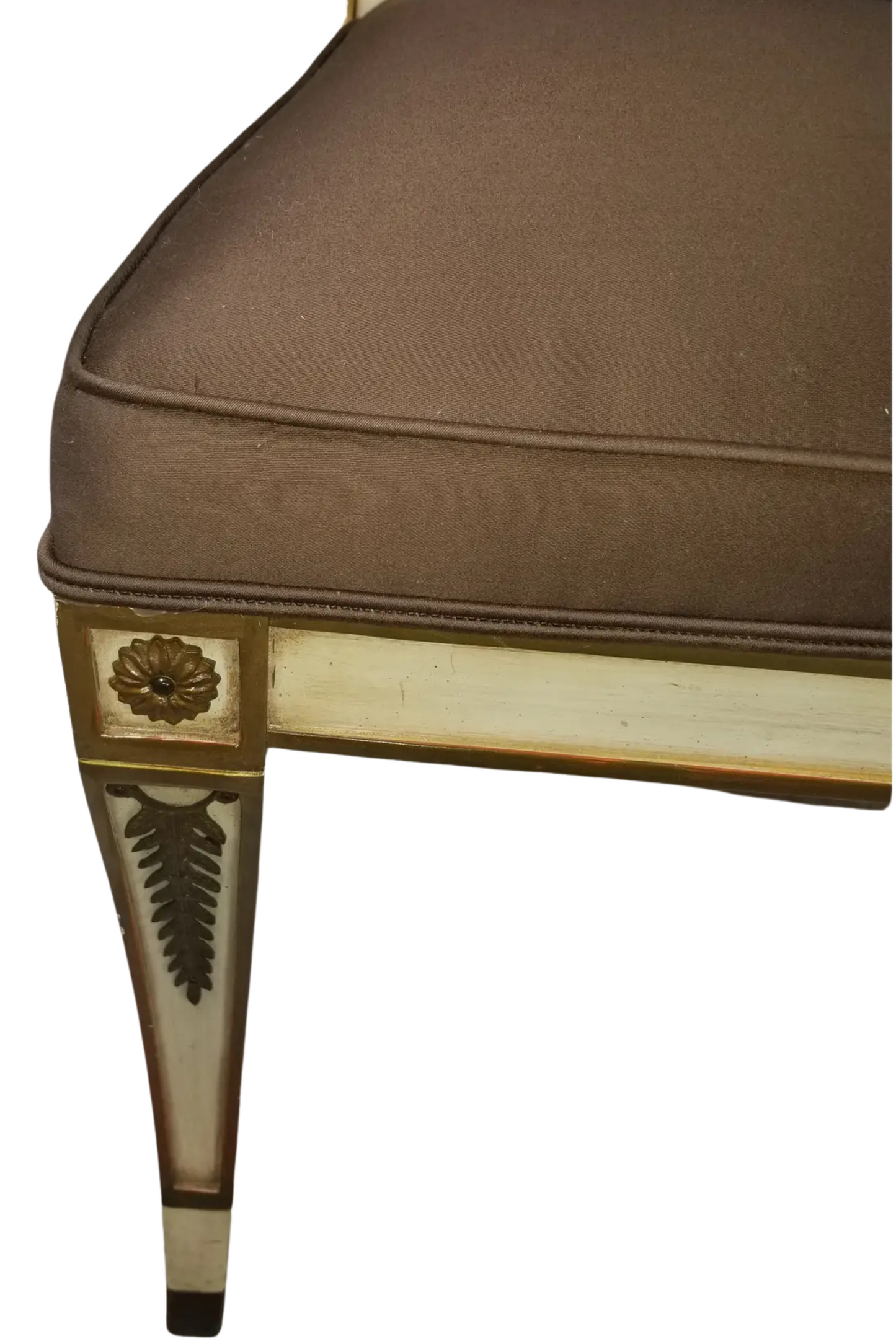 1940s Vintage Hollywood Regency Dining Chairs- 6 Pieces