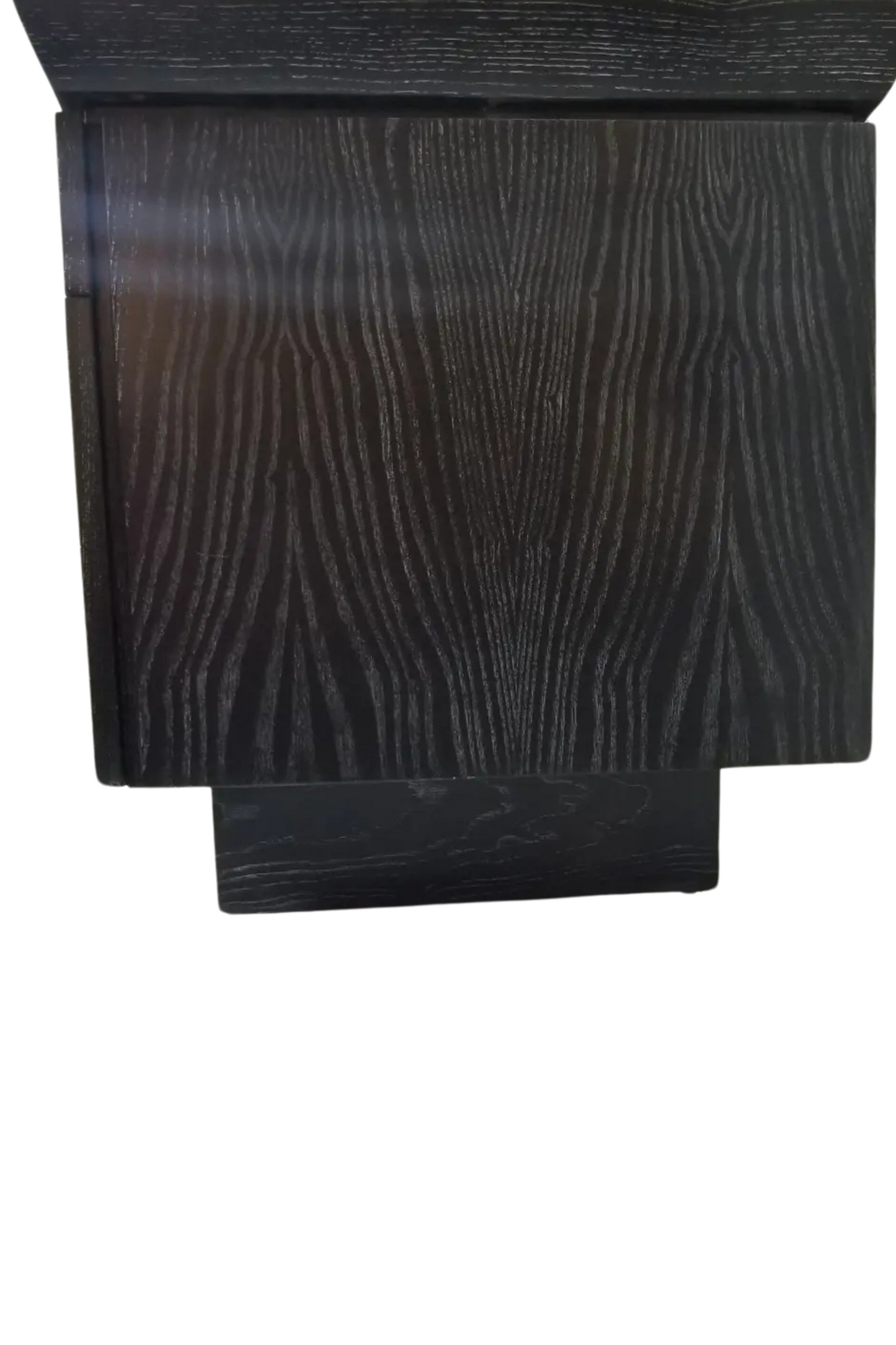 1950s Paul Laszlo Black Wooden Tanker Desk