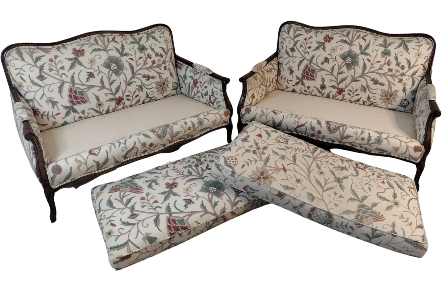 1960s French Style Settees - Pair
