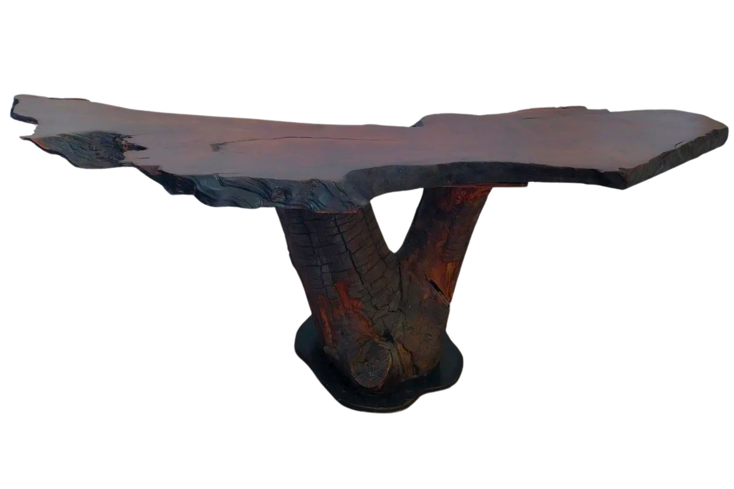 1960s Log Console Table