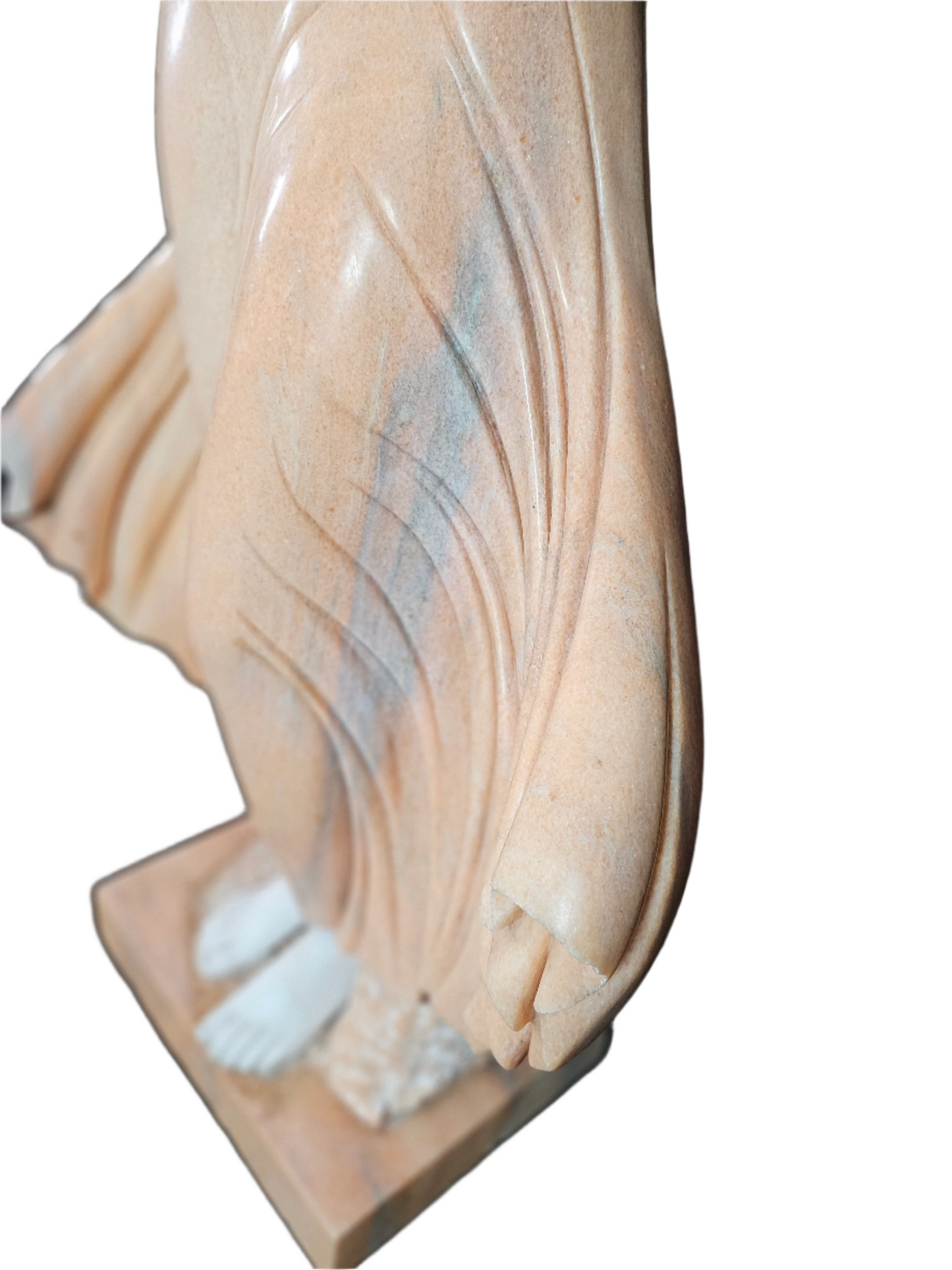 1970s Marble Woman Sculpture