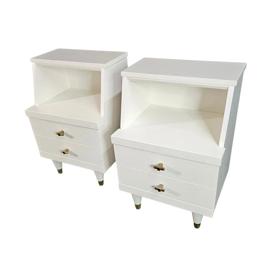 1970s Modern Nightstands - Pair