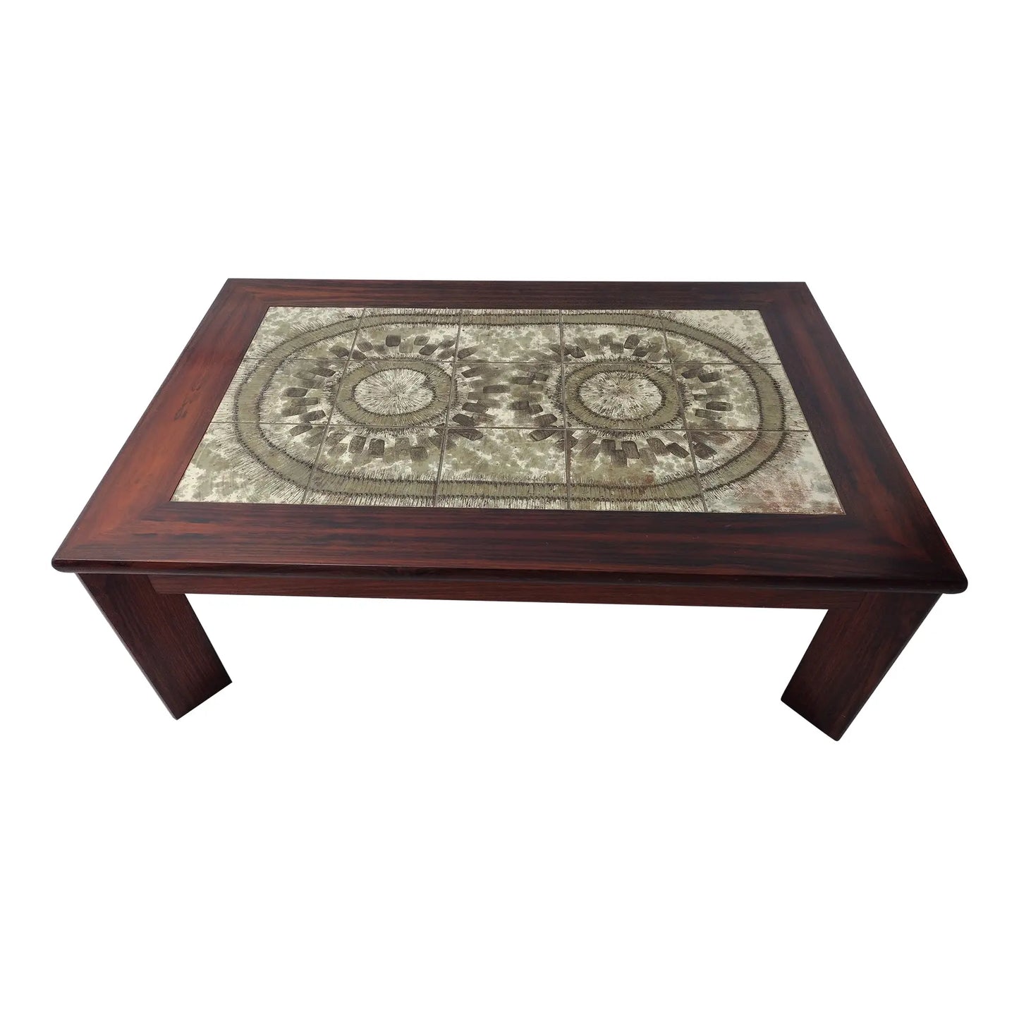 1970s Tile Top Coffee Table