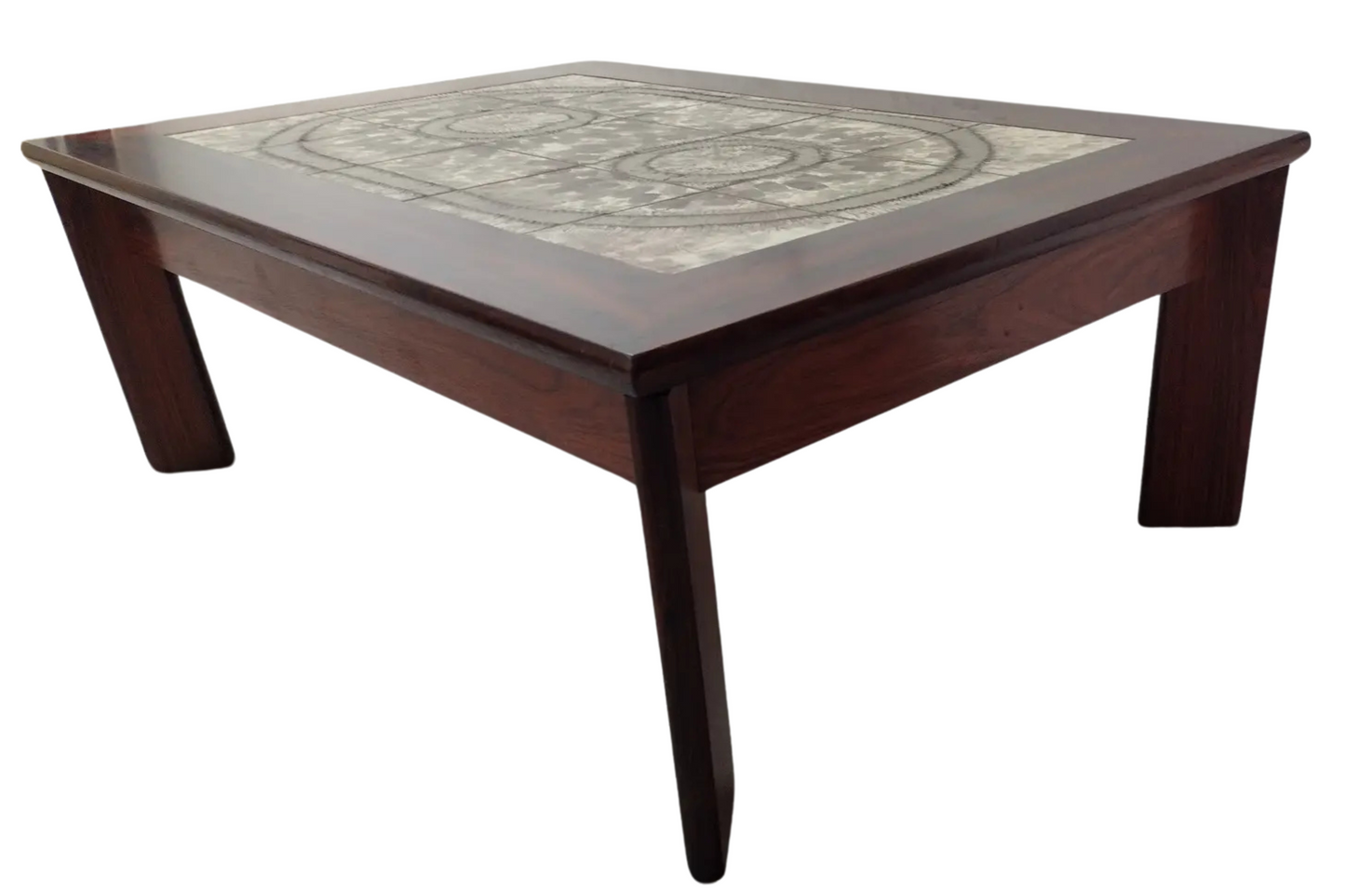 1970s Tile Top Coffee Table