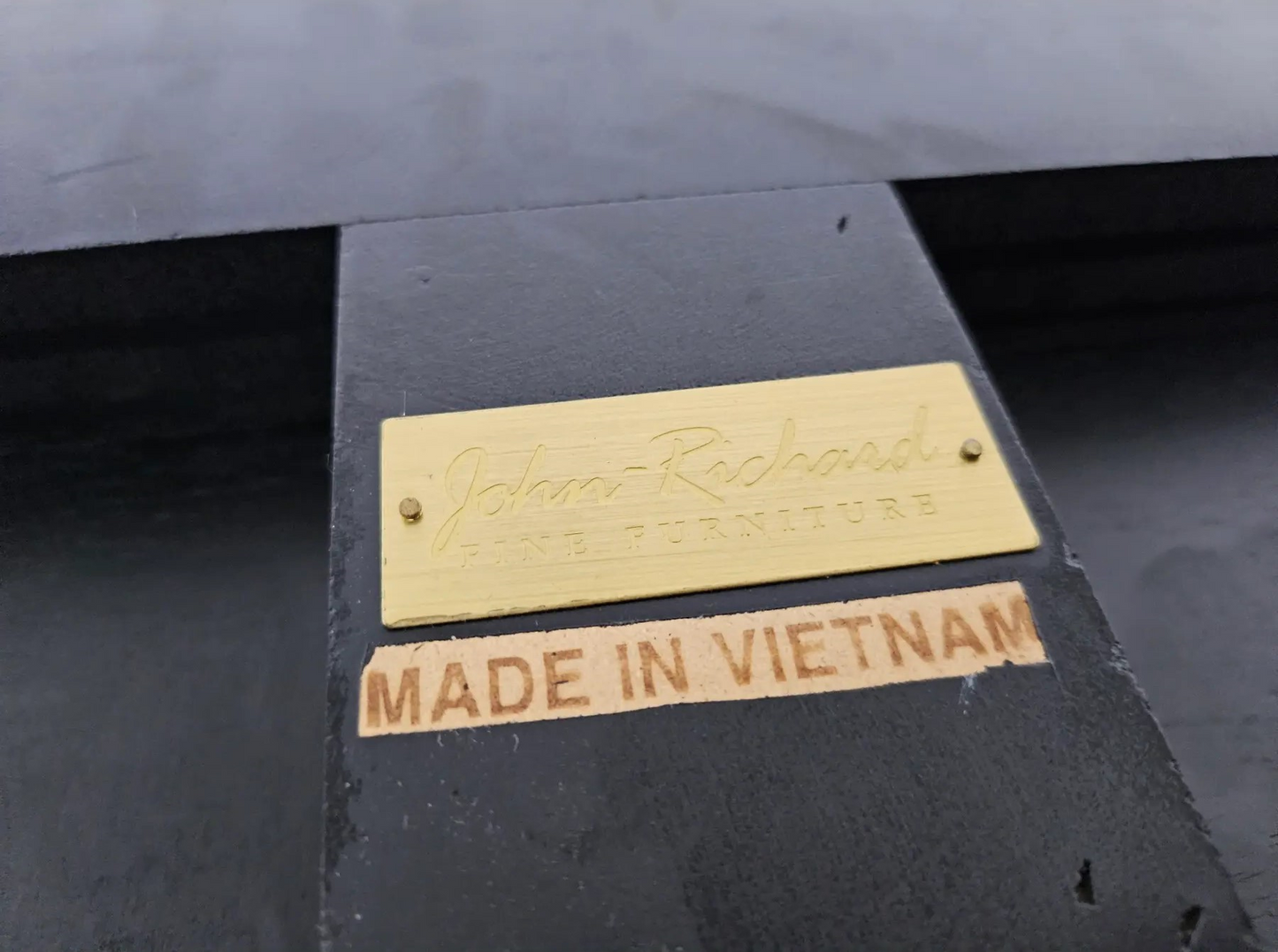 1980s Burl Wood Console Table