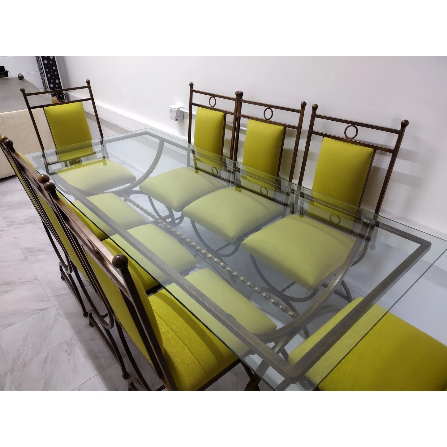 1990s Contemporary Dining Set of 10