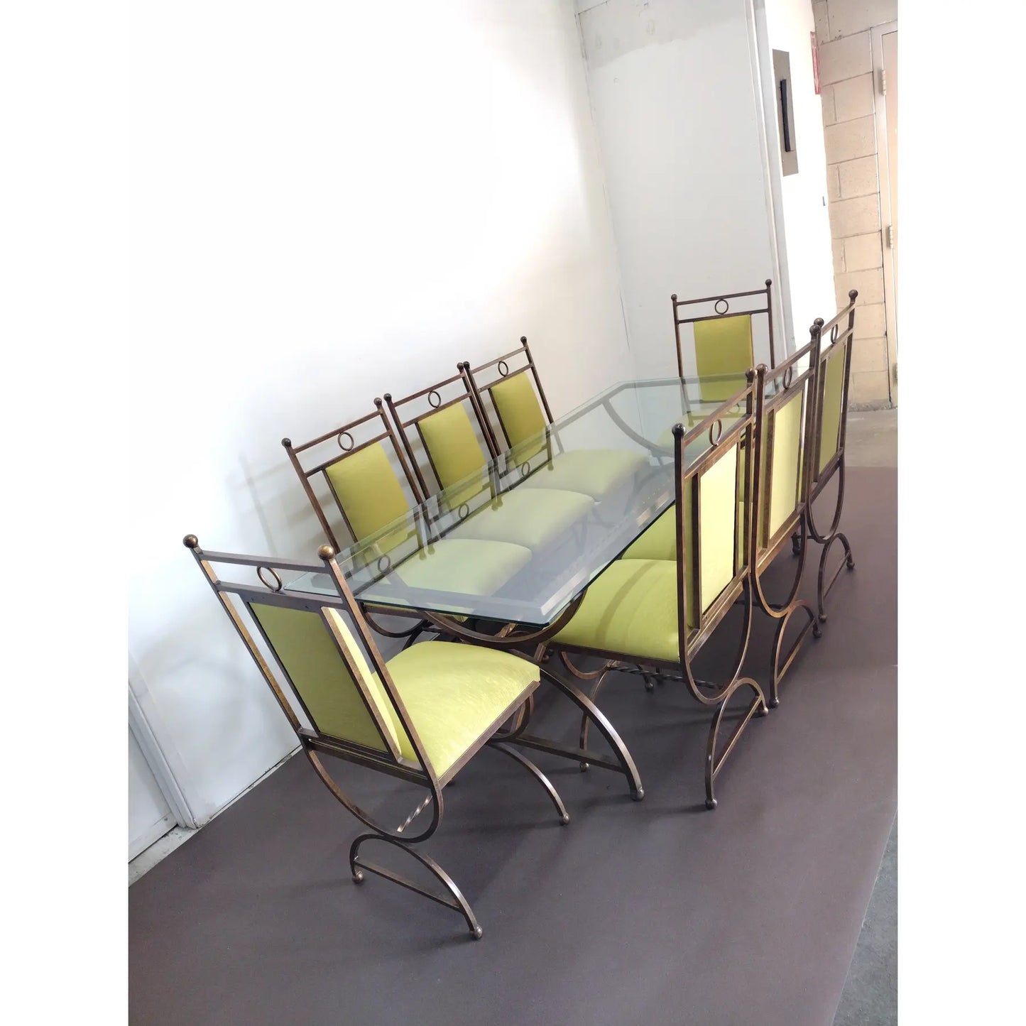 1990s Contemporary Dining Set of 10