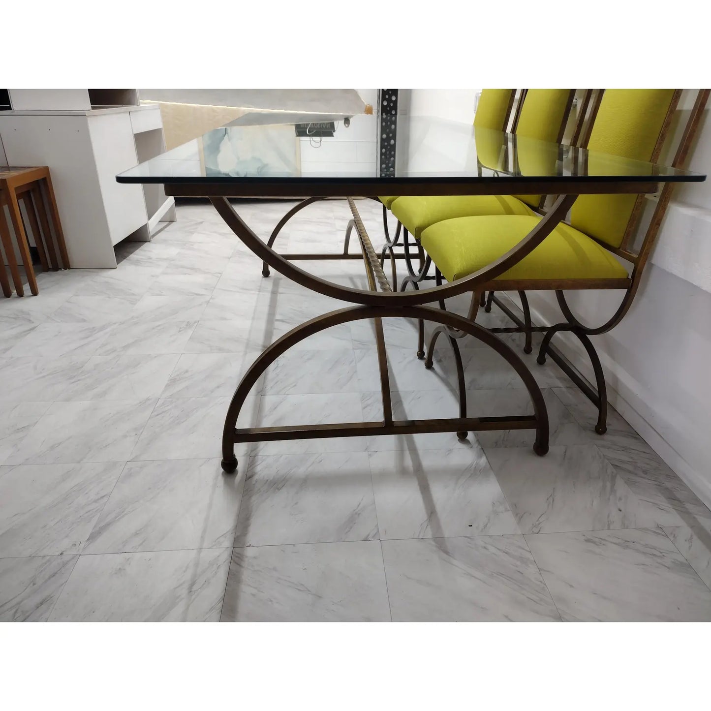 1990s Contemporary Dining Set of 10