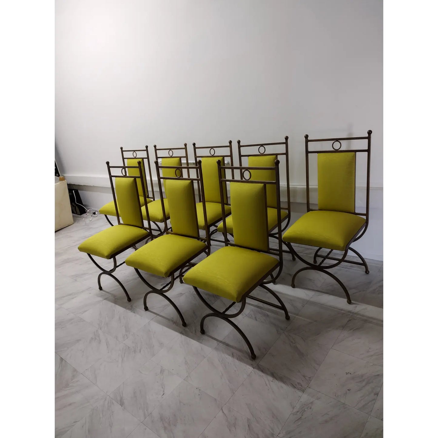 1990s Contemporary Dining Set of 10