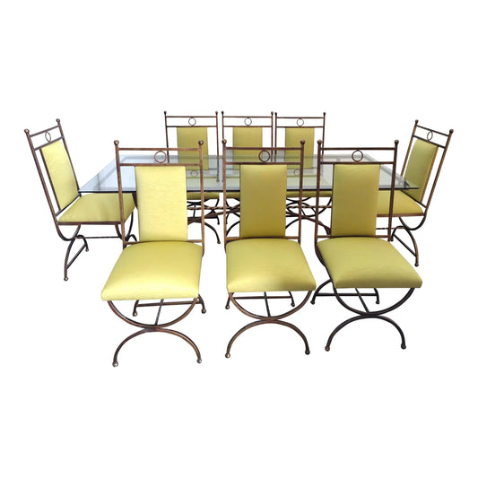 1990s Contemporary Dining Set of 10