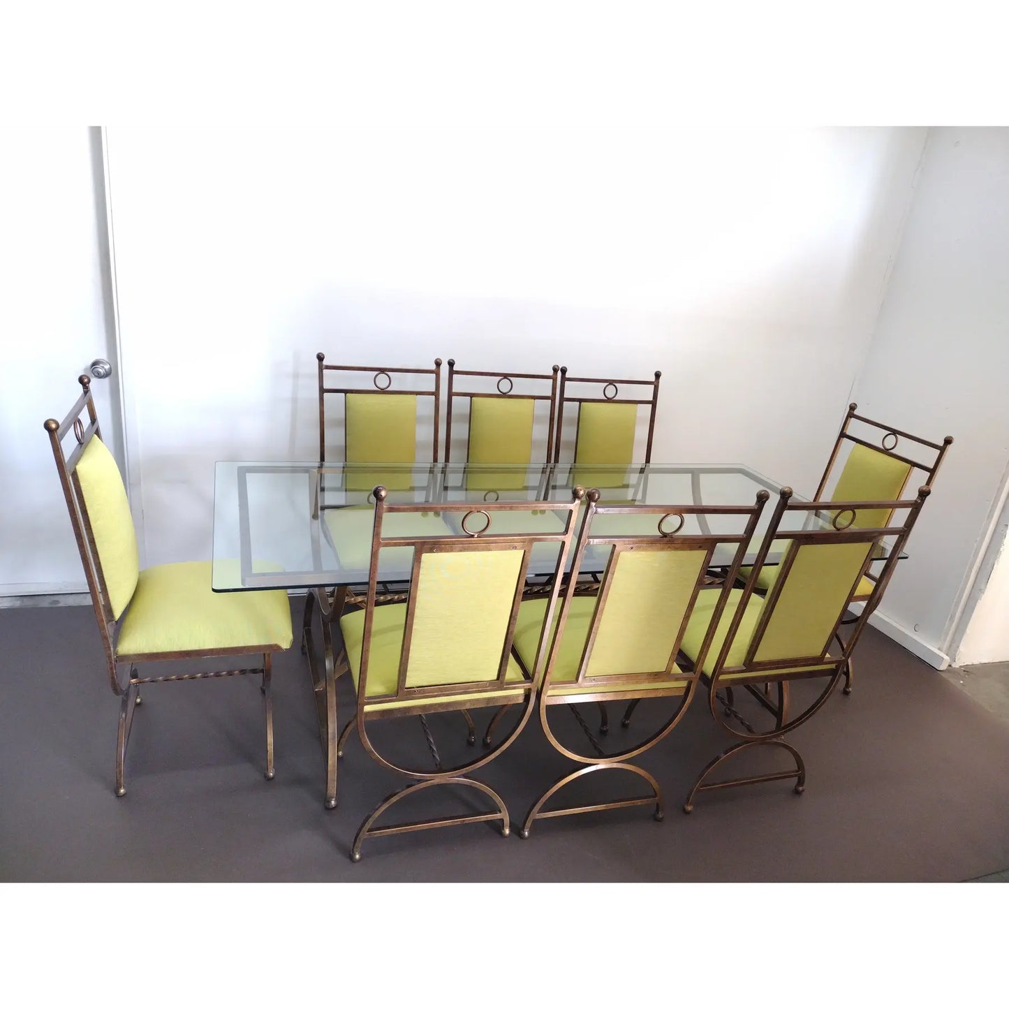 1990s Contemporary Dining Set of 10