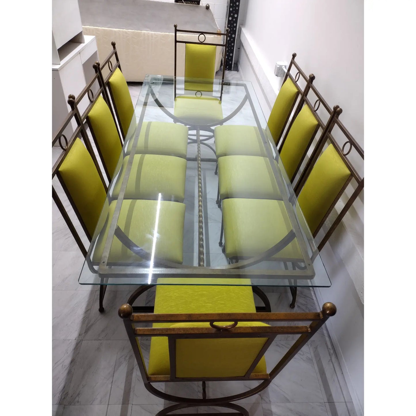 1990s Contemporary Dining Set of 10