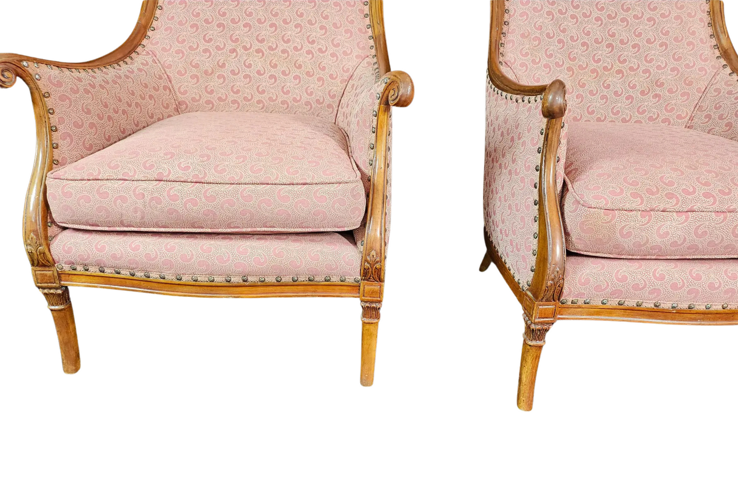 1970s Pair of Traditional Club Chairs