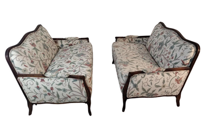 1960s French Style Settees - Pair
