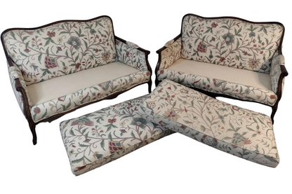 1960s French Style Settees - Pair