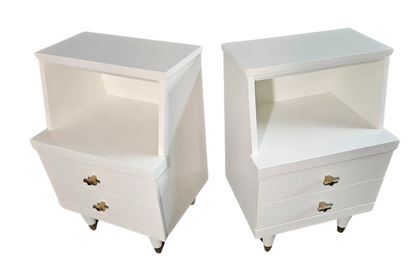 1970s Modern Nightstands - Pair