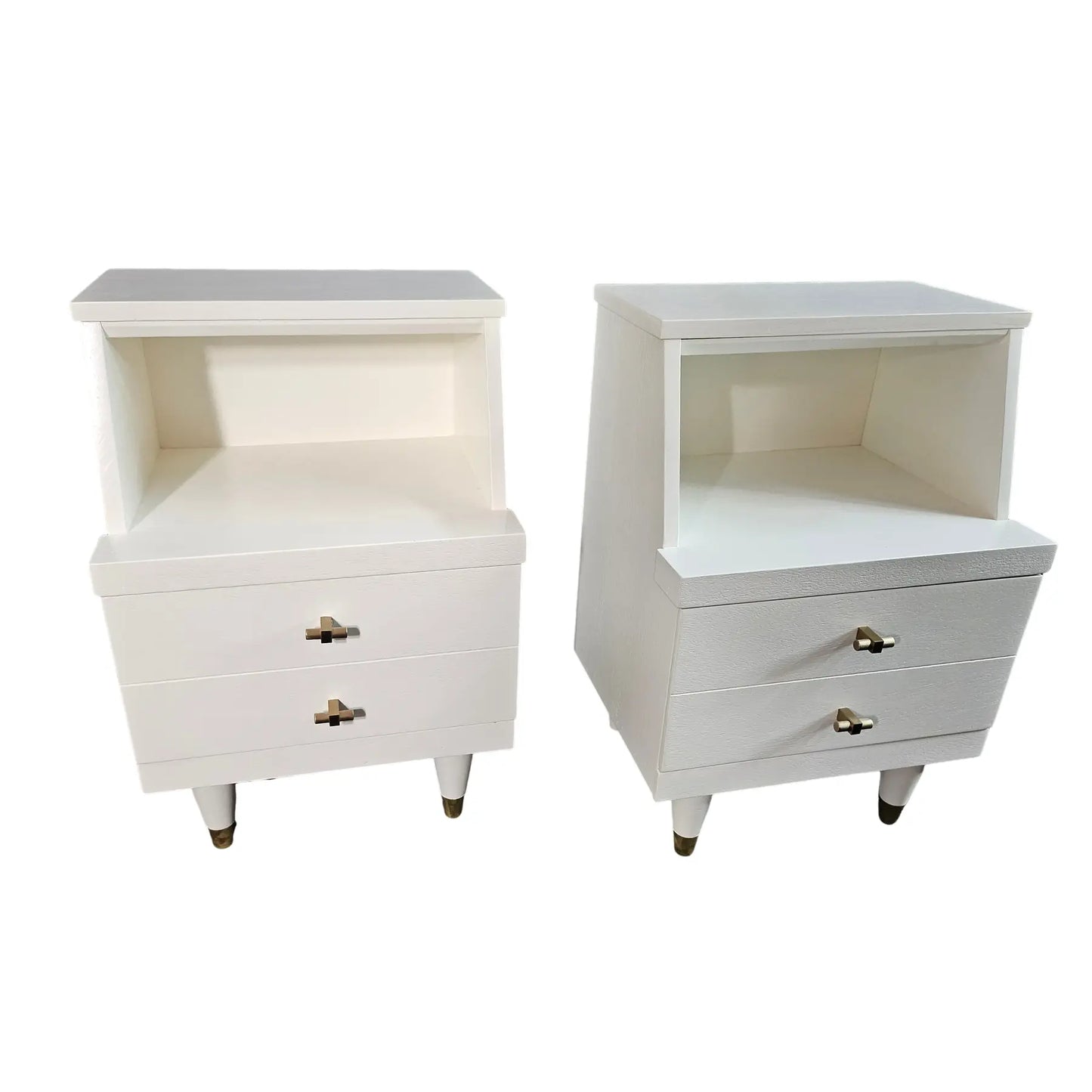 1970s Modern Nightstands - Pair