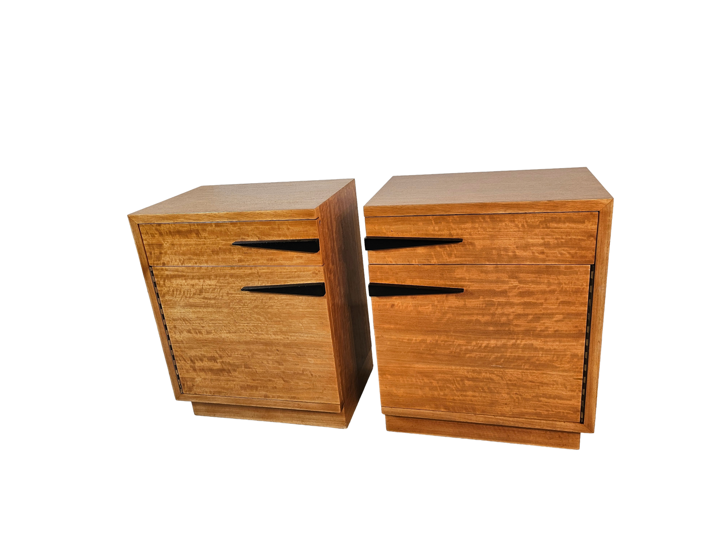 1950s Pair of Art Deco Night Stands