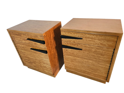 1950s Pair of Art Deco Night Stands