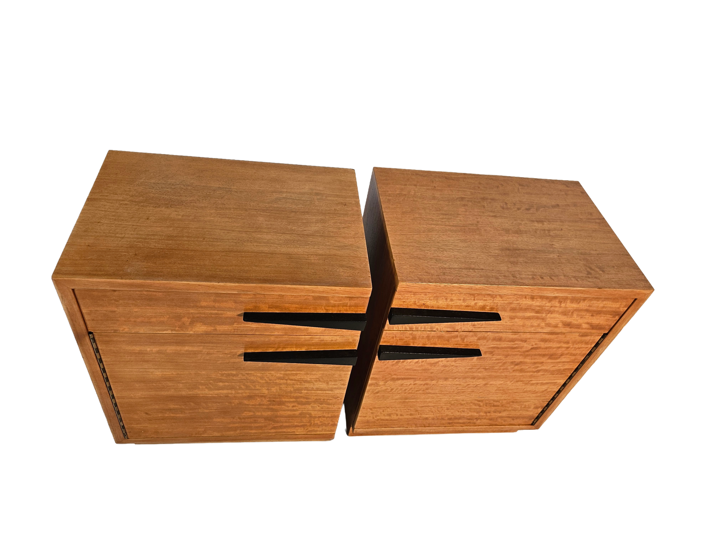 1950s Pair of Art Deco Night Stands
