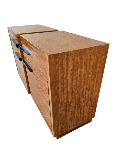 1950s Pair of Art Deco Night Stands