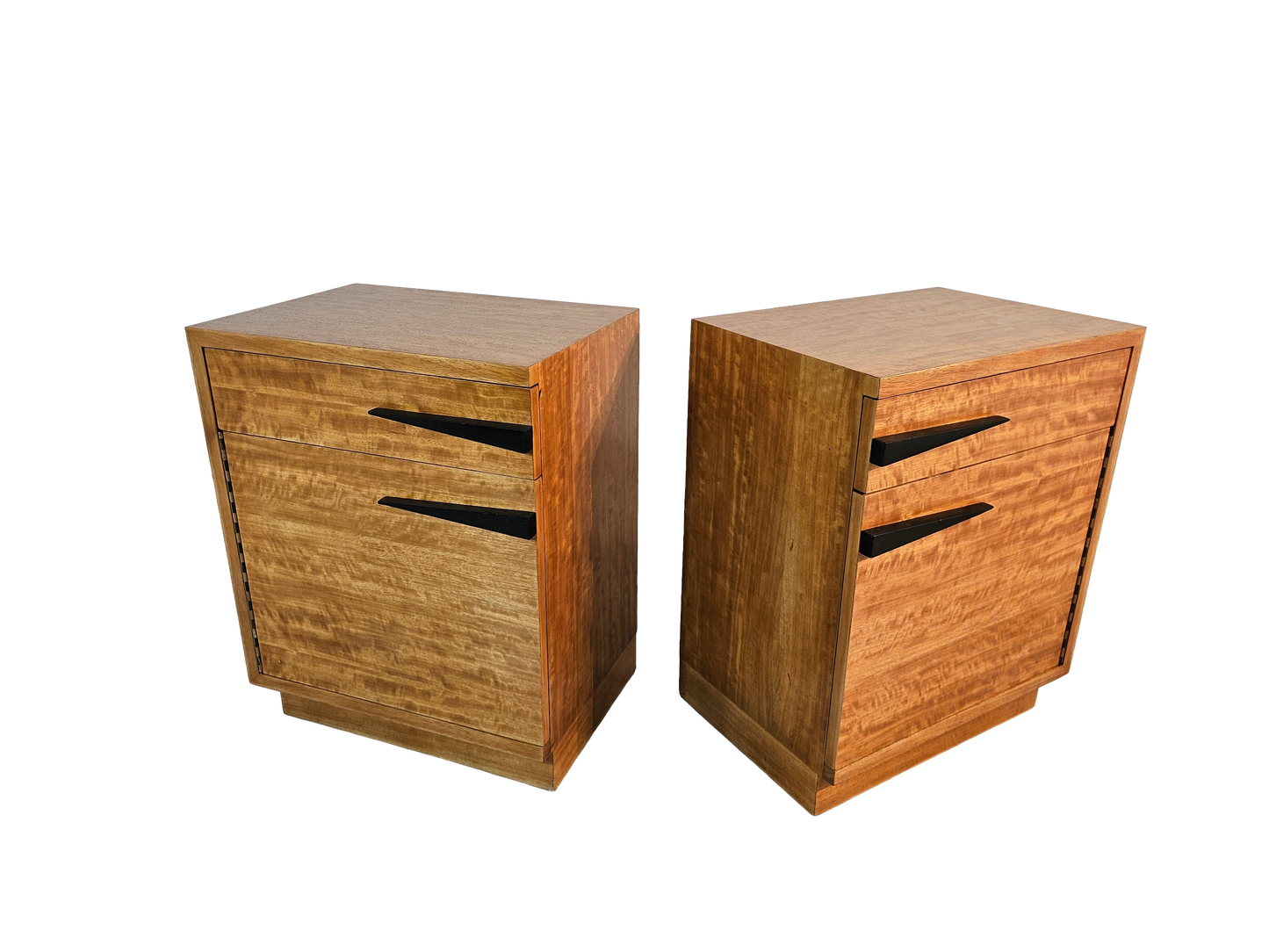 1950s Pair of Art Deco Night Stands