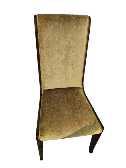1970s Mastercraft Burl Wood Dining Chairs - Set of 6
