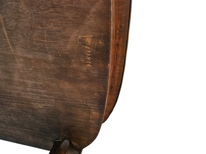 French Louis XV Style Marquetry Side Table With Bronze Accents, Circa 1900