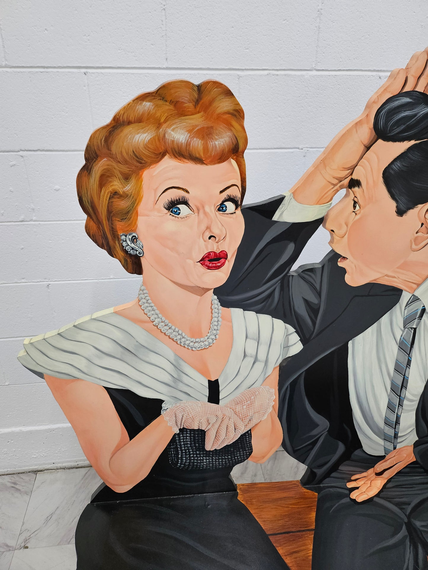 I love Lucy Bench