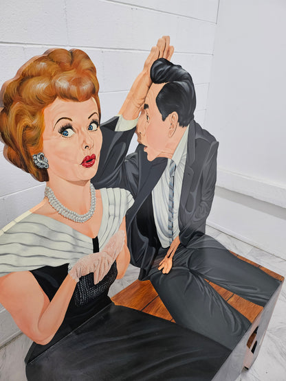 I love Lucy Bench