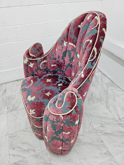 Queens Chair Attributed to the Pace Collection | Sculptural Seating, Circa 2000s