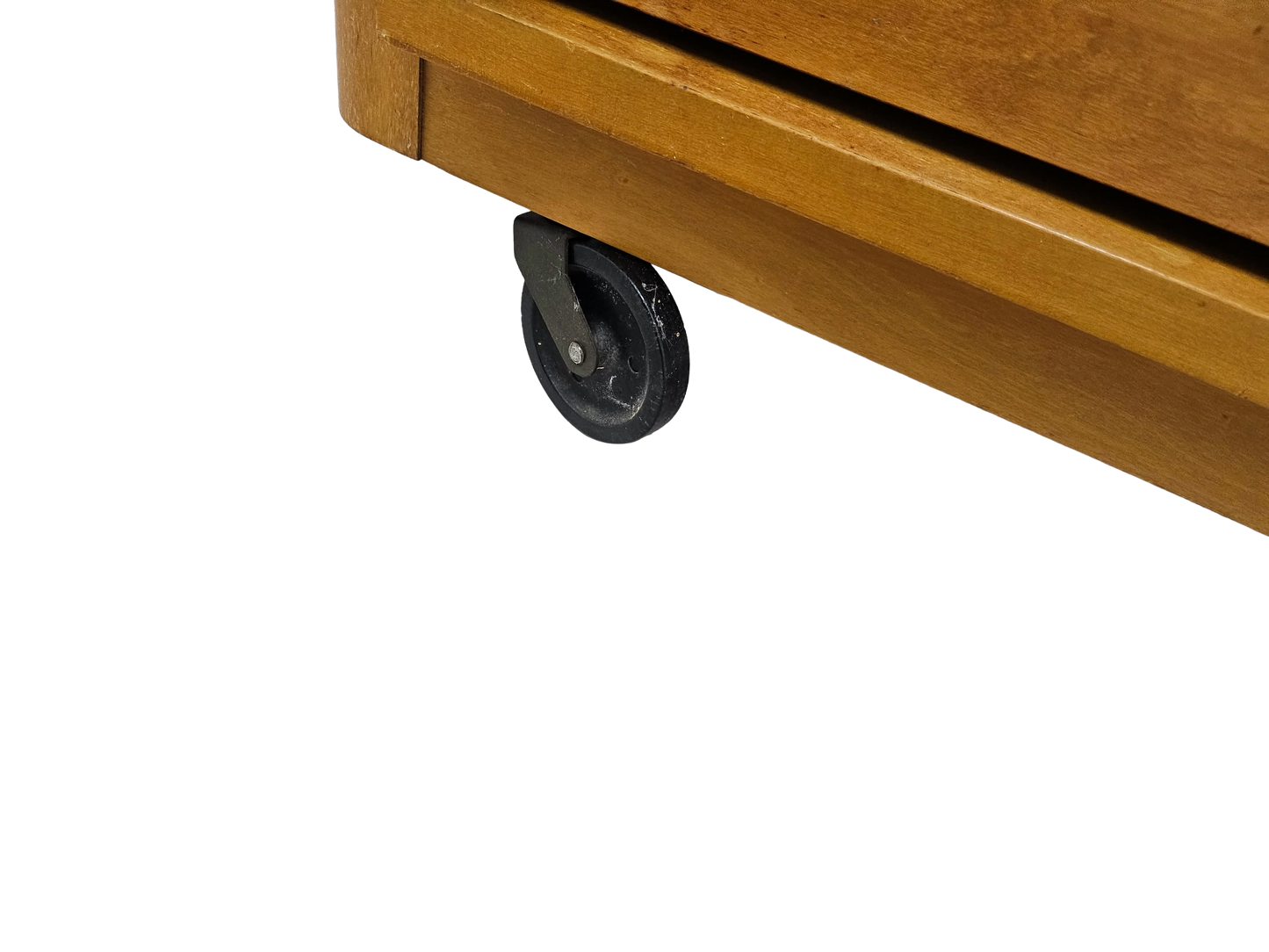 Mid-Century Modern Expandable Bar Cart Attributed to John Keal for Brown Saltman, Maple, 1950s