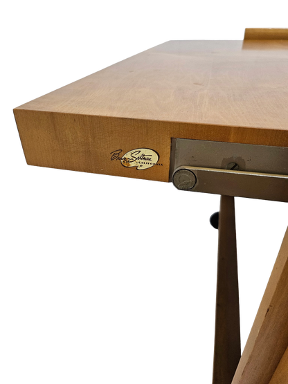 Mid-Century Modern Expandable Bar Cart Attributed to John Keal for Brown Saltman, Maple, 1950s