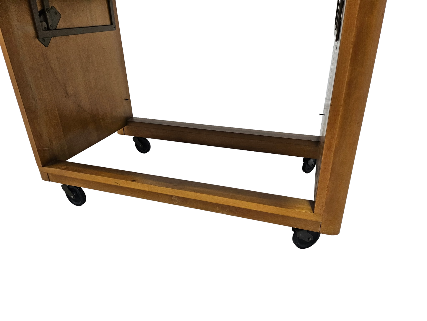 Mid-Century Modern Expandable Bar Cart Attributed to John Keal for Brown Saltman, Maple, 1950s