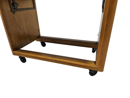 Mid-Century Modern Expandable Bar Cart Attributed to John Keal for Brown Saltman, Maple, 1950s