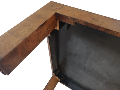 Burl Walnut Patchwork Coffee Table in the Style of Paul Evans, Circa 1950s