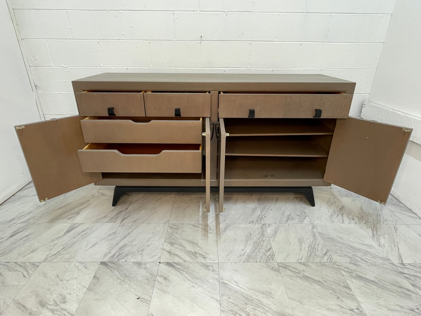 Authentic 1950s Metz Mad Mid-Century Mahogany Cabinet | Restored