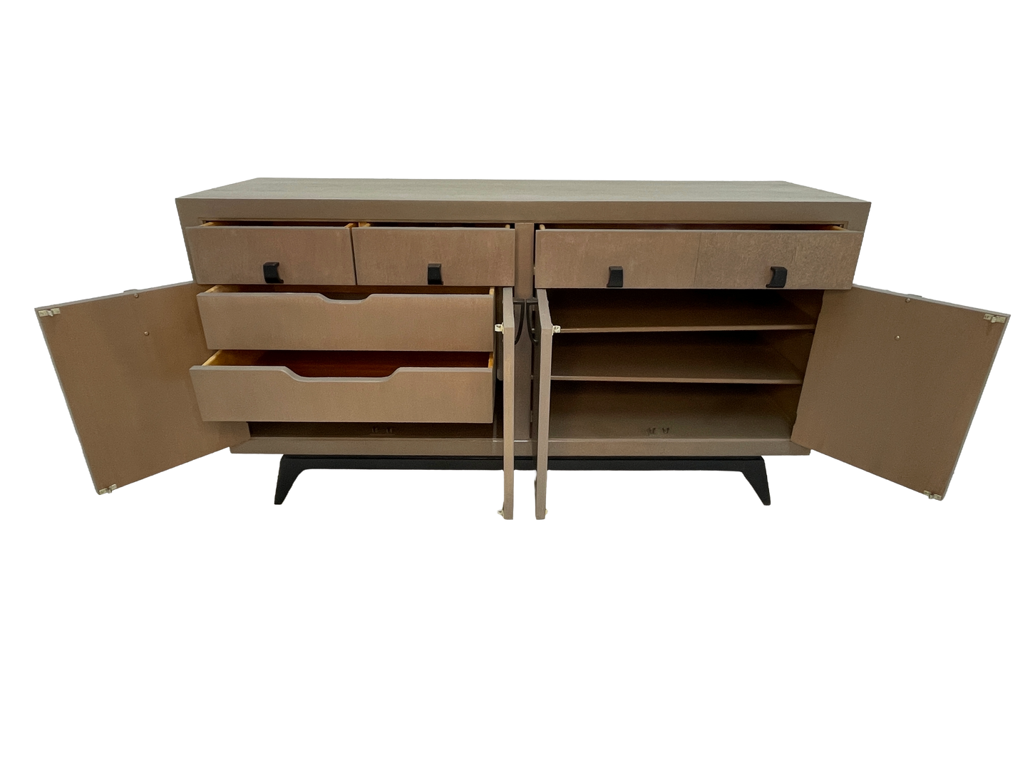 Authentic 1950s Metz Mad Mid-Century Mahogany Cabinet | Restored