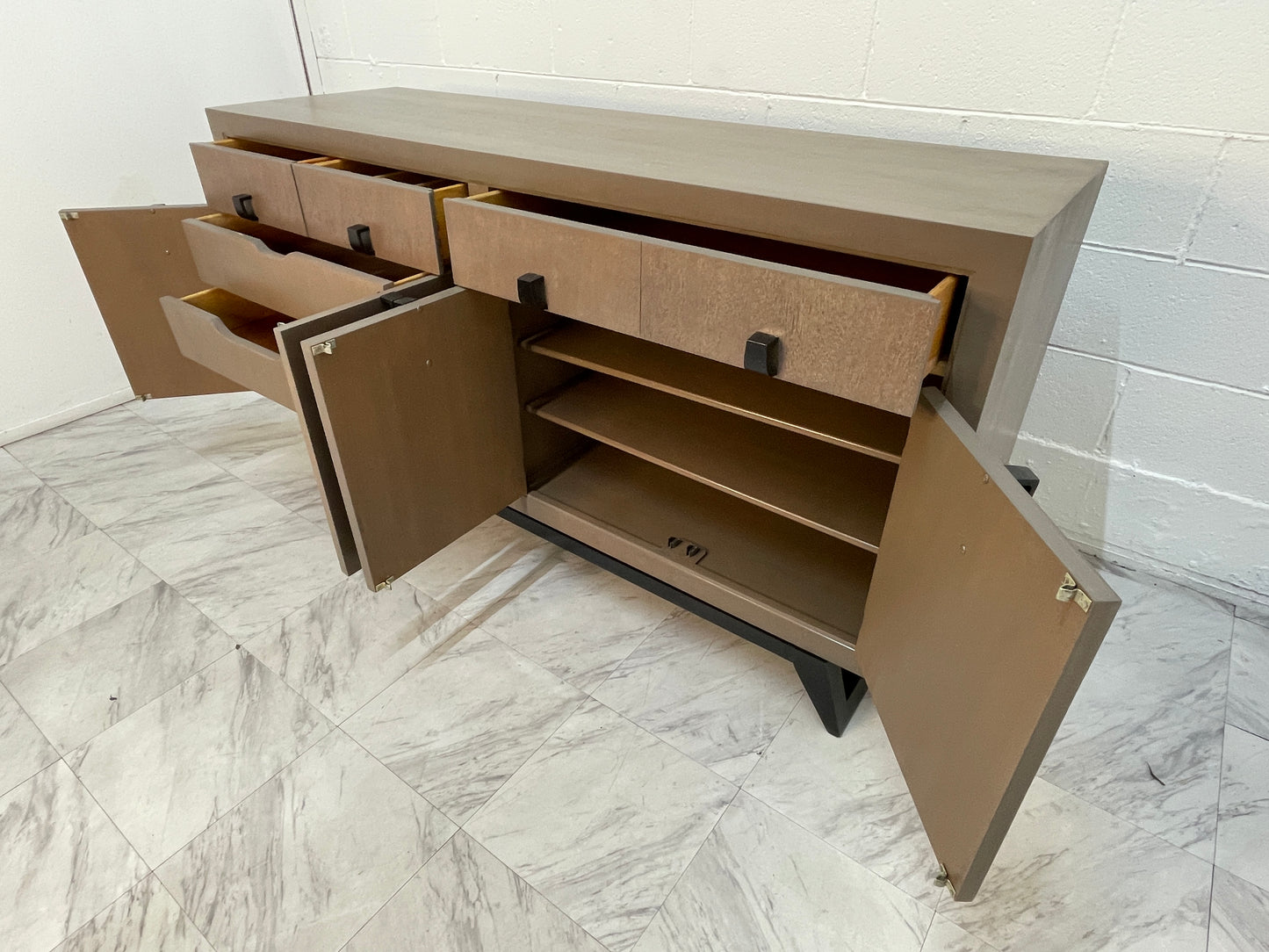 Authentic 1950s Metz Mad Mid-Century Mahogany Cabinet | Restored