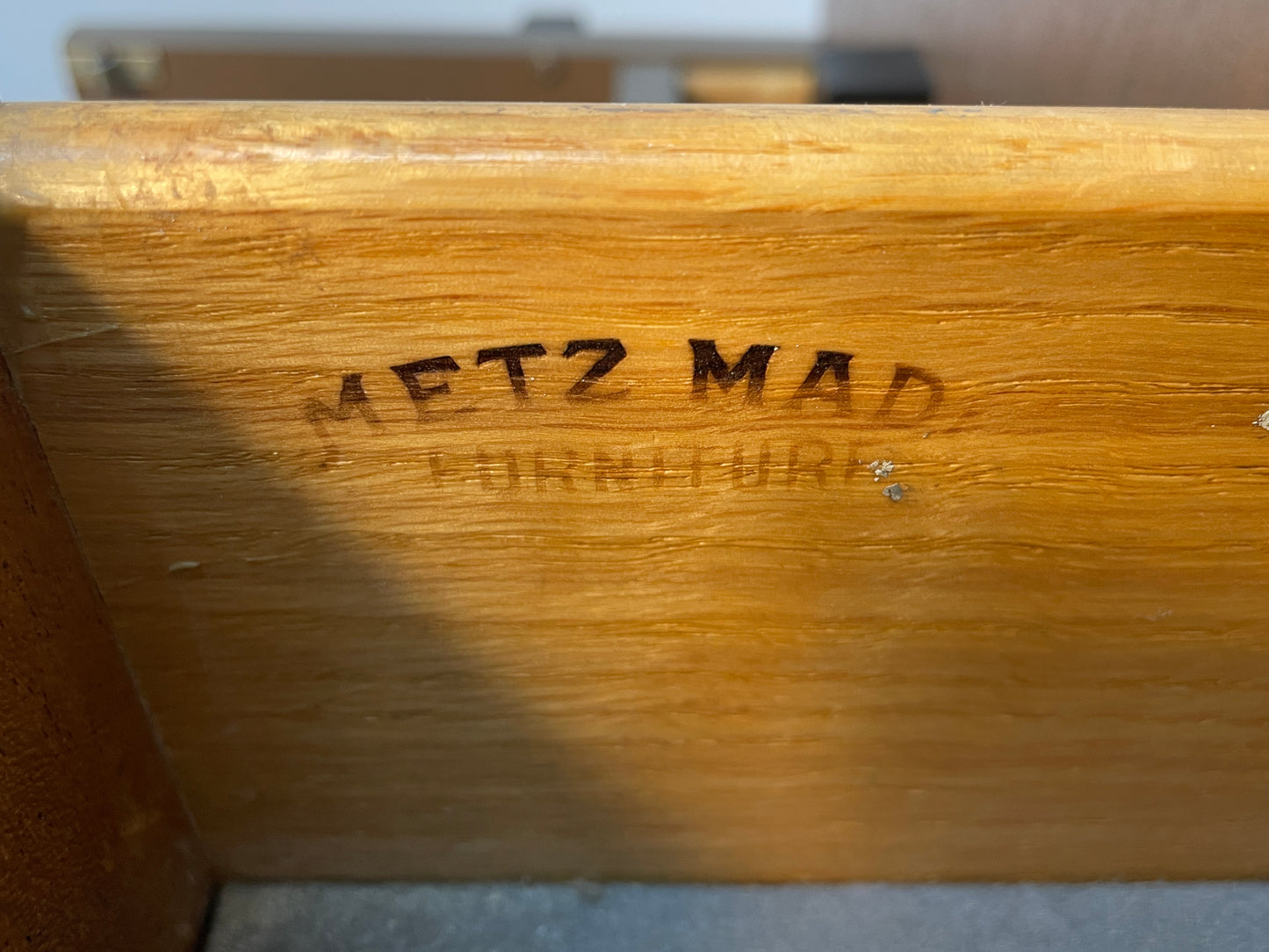 Authentic 1950s Metz Mad Mid-Century Mahogany Cabinet | Restored