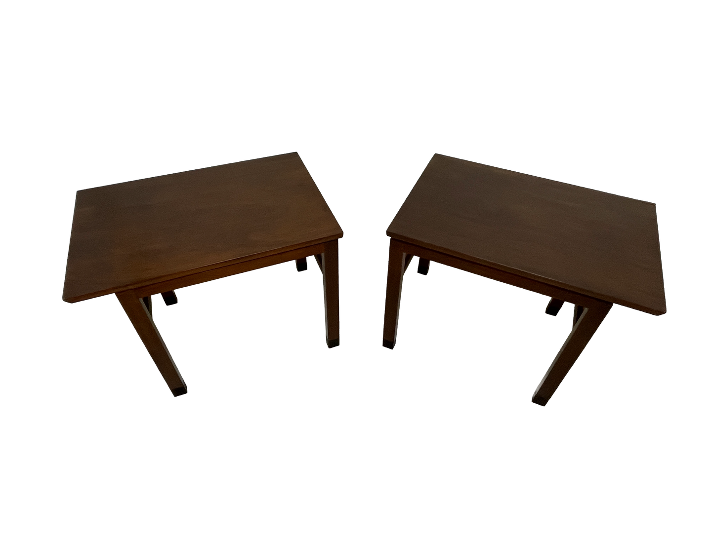 Edward Wormley for Dunbar End Tables Pair, Mahogany, c. 1960s